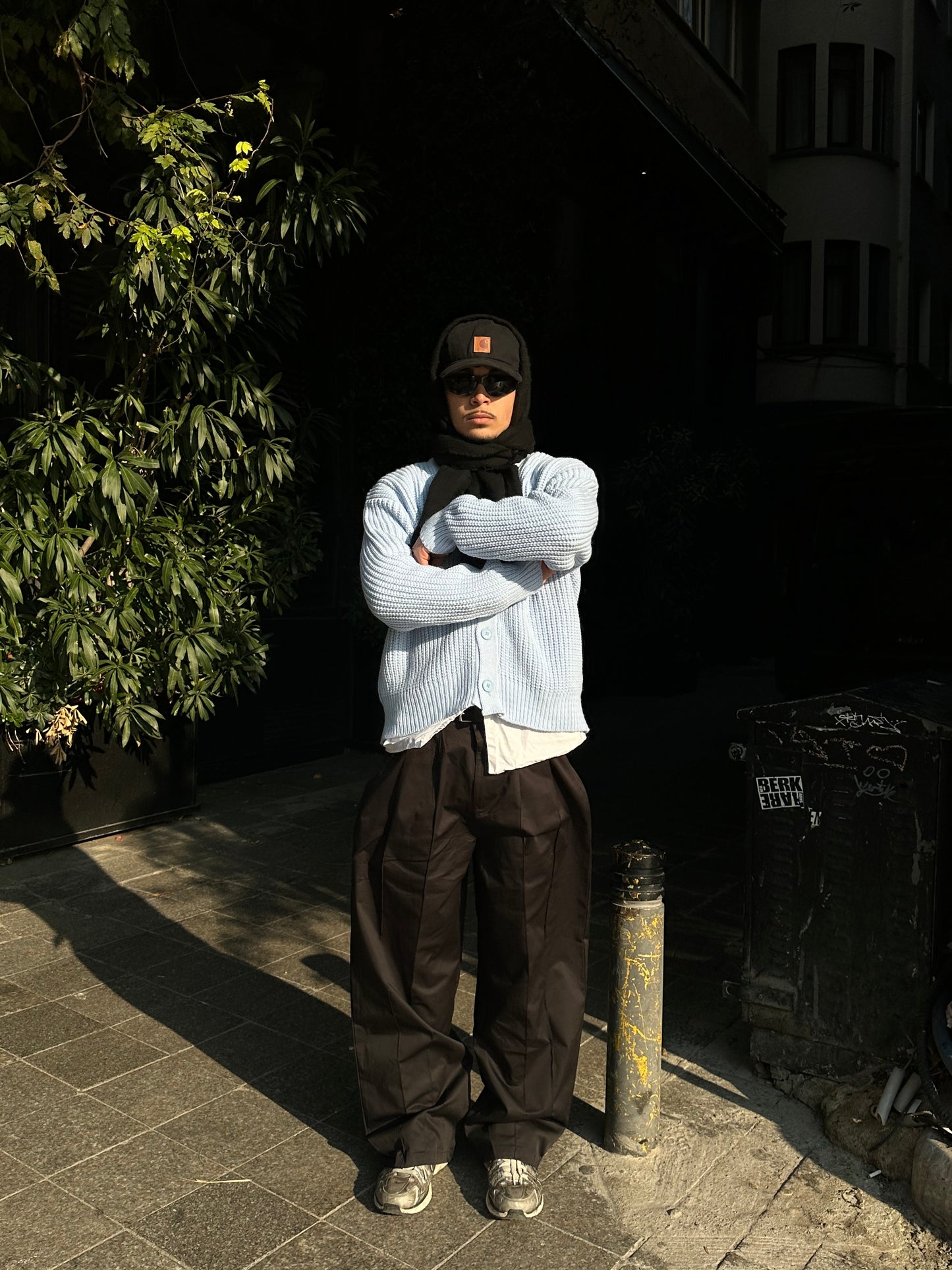 GG Crop Kesim Bebe Mavi Hırka