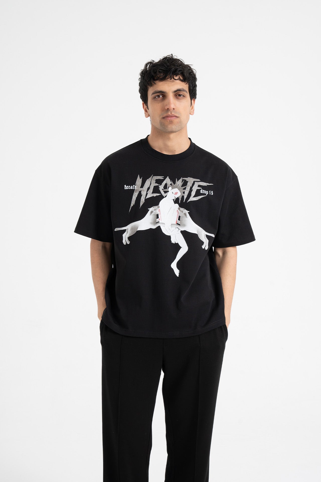 HECATE Premium Baskı Oversize Tişört