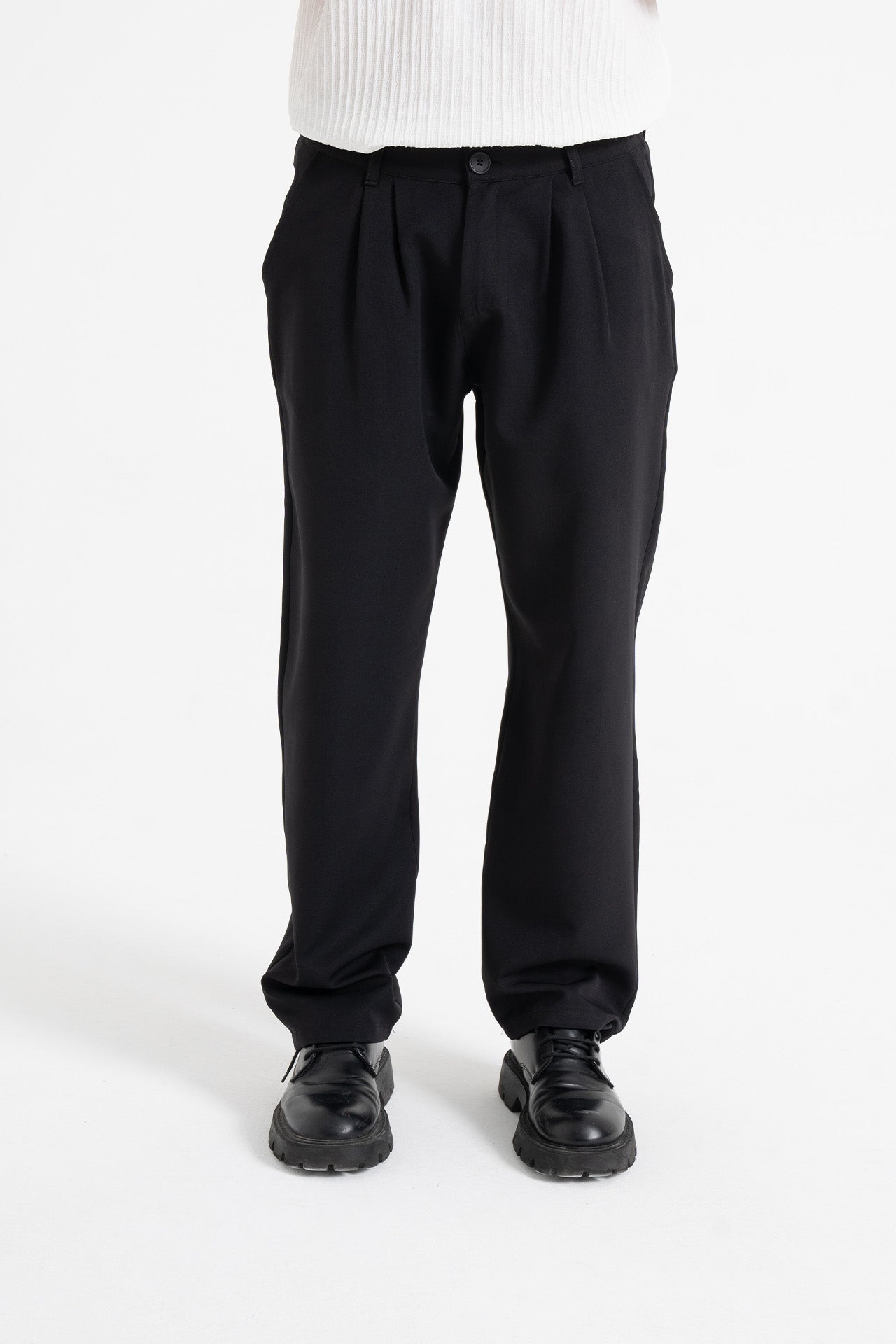 Relaxed Fit Pileli Kumaş Pantolon