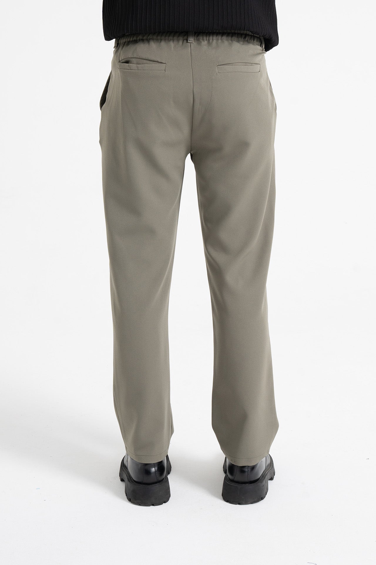 Relaxed Fit Pileli Kumaş Pantolon