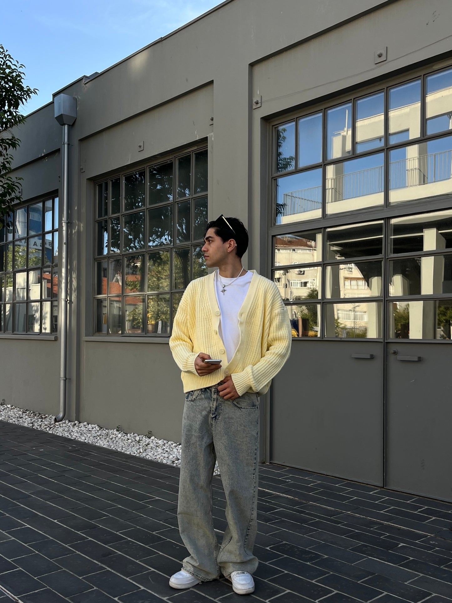 GG Basic Yıkama Detay Baggy Jean