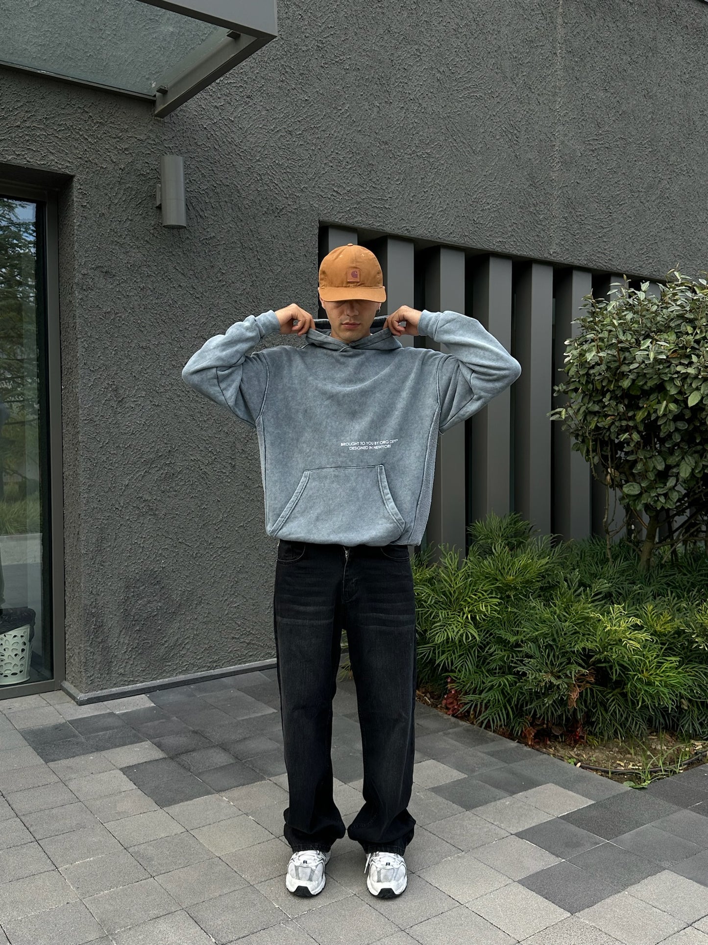 Premium Orginal Baskılı Parça Boya Detay Oversize Hoodie