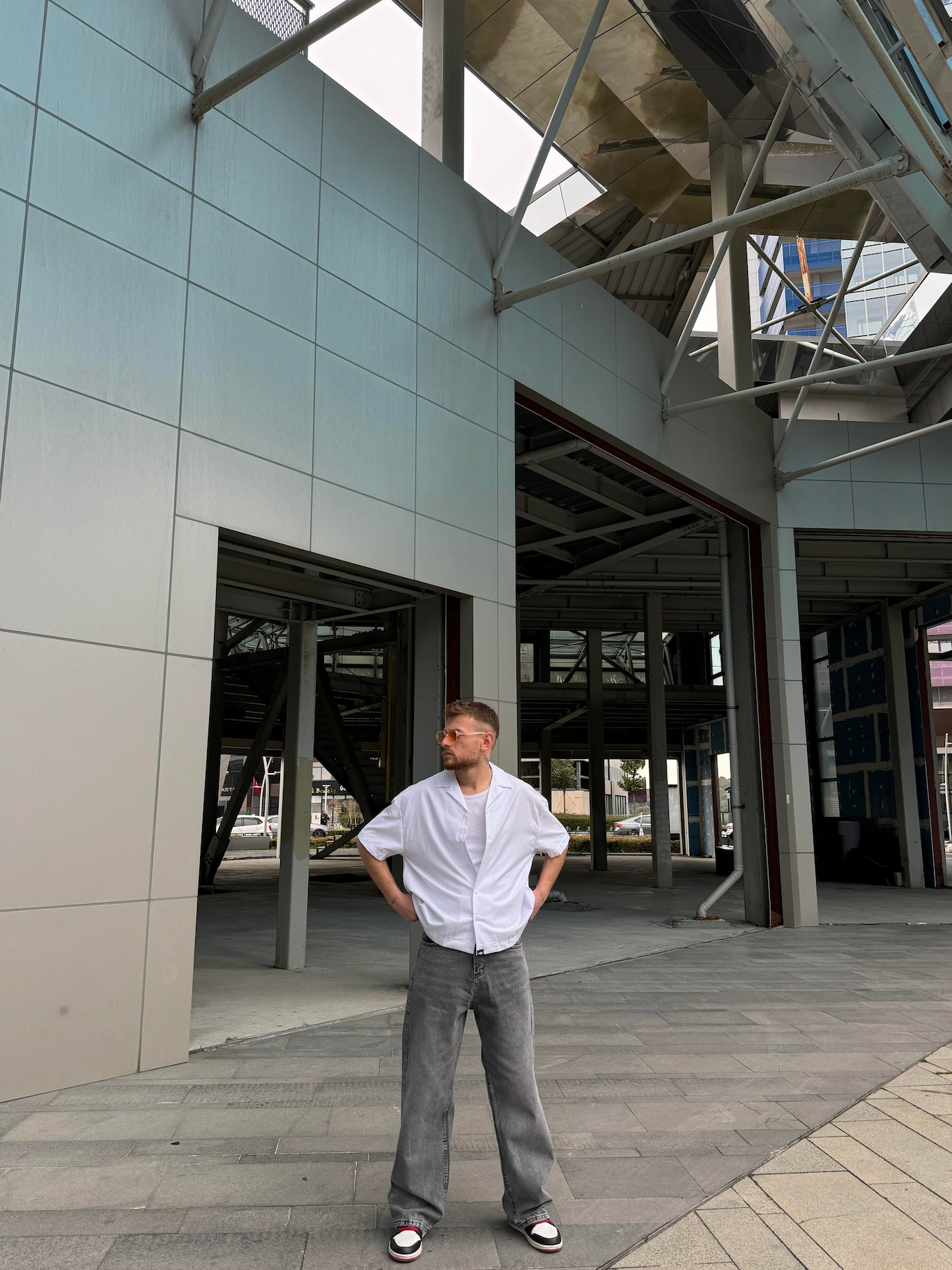 Premium Antrasit Baggy Jean