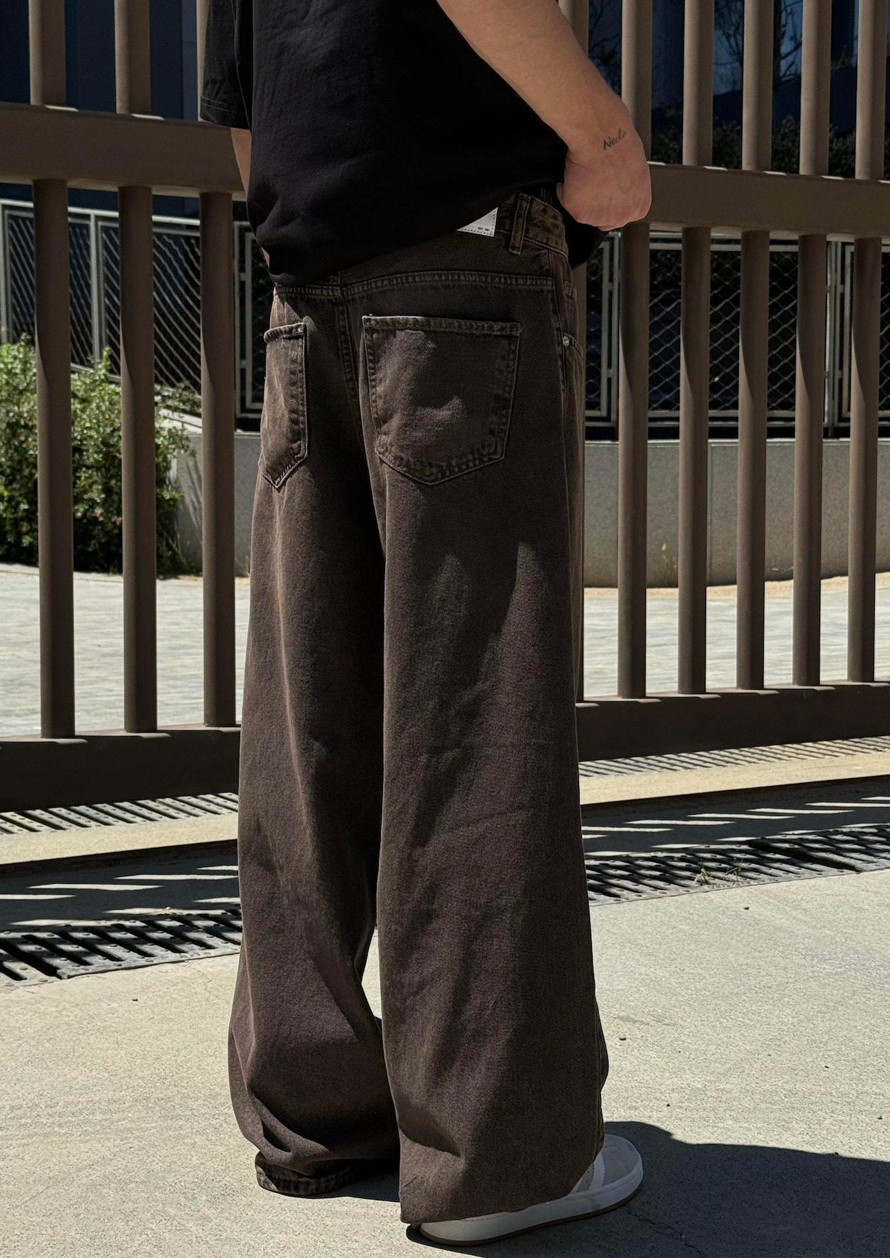 Premium Basic Kahve Baggy Jean