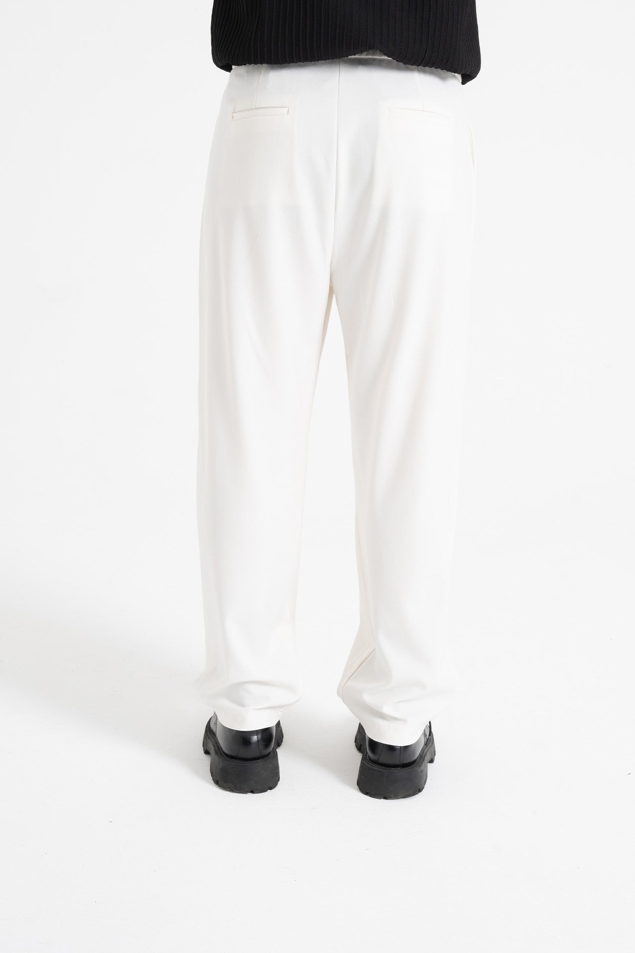 Baggy Fit Pileli Kumaş Pantolon