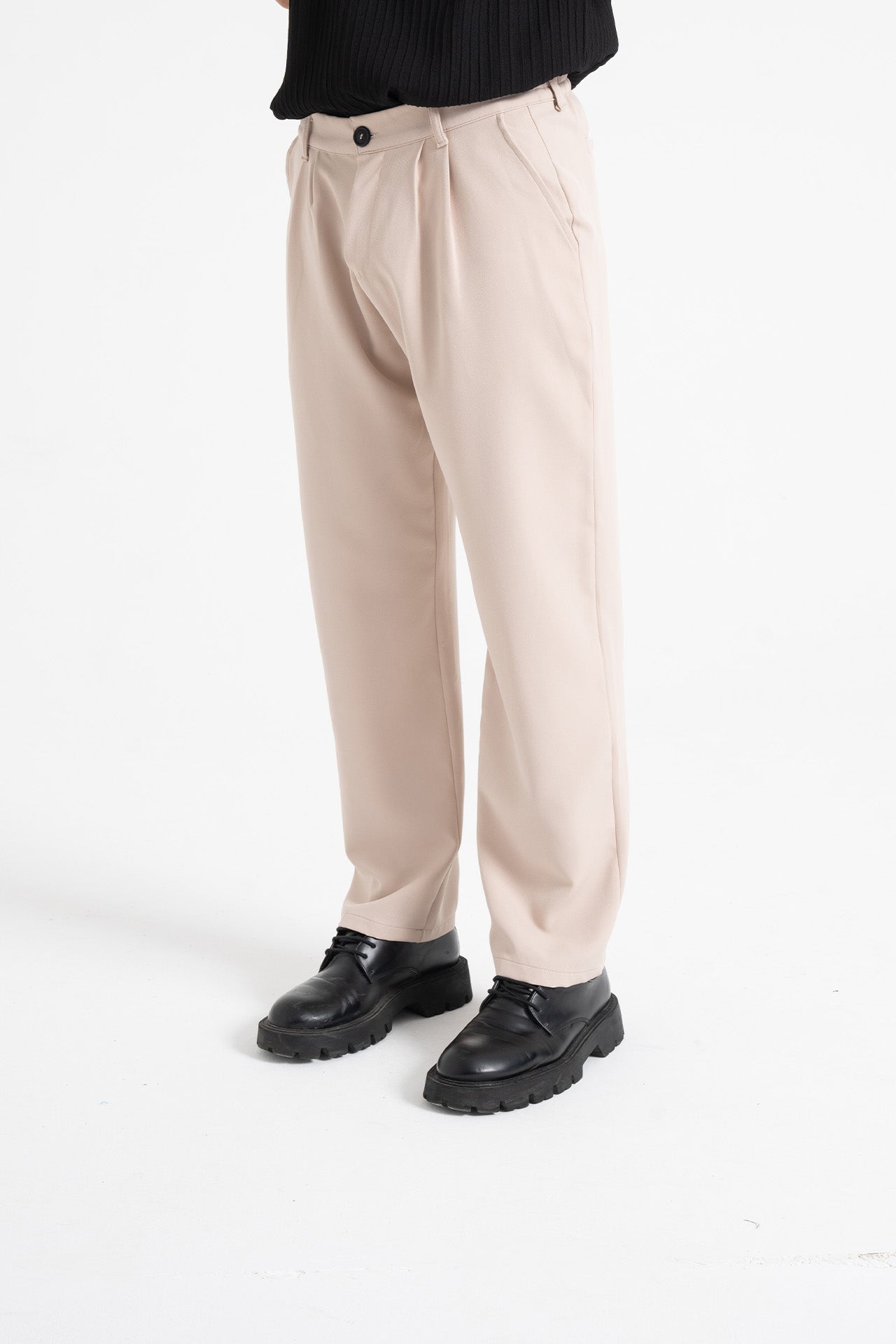 Relaxed Fit Pileli Kumaş Pantolon