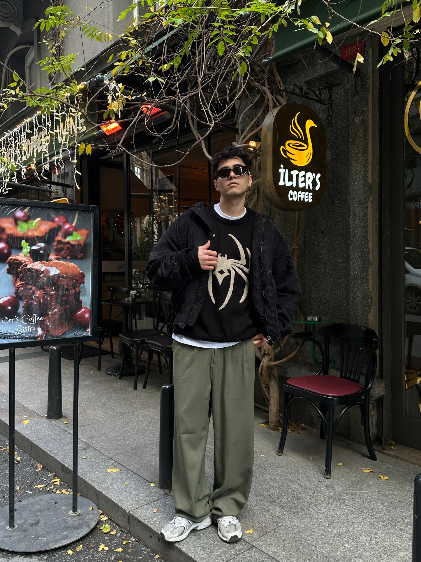 Siyah Kadife Bomber Ceket