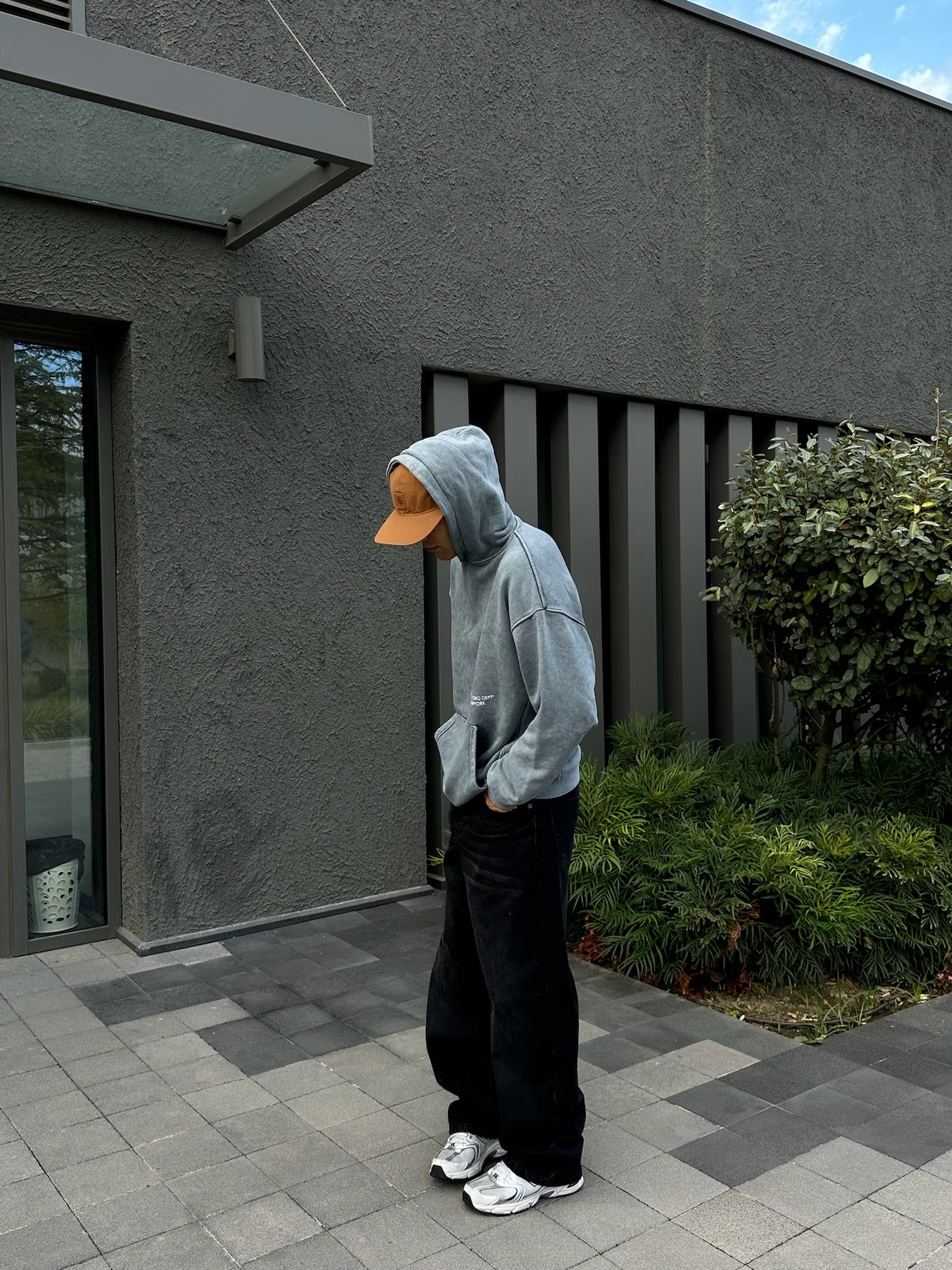 Premium Orginal Baskılı Parça Boya Detay Oversize Hoodie