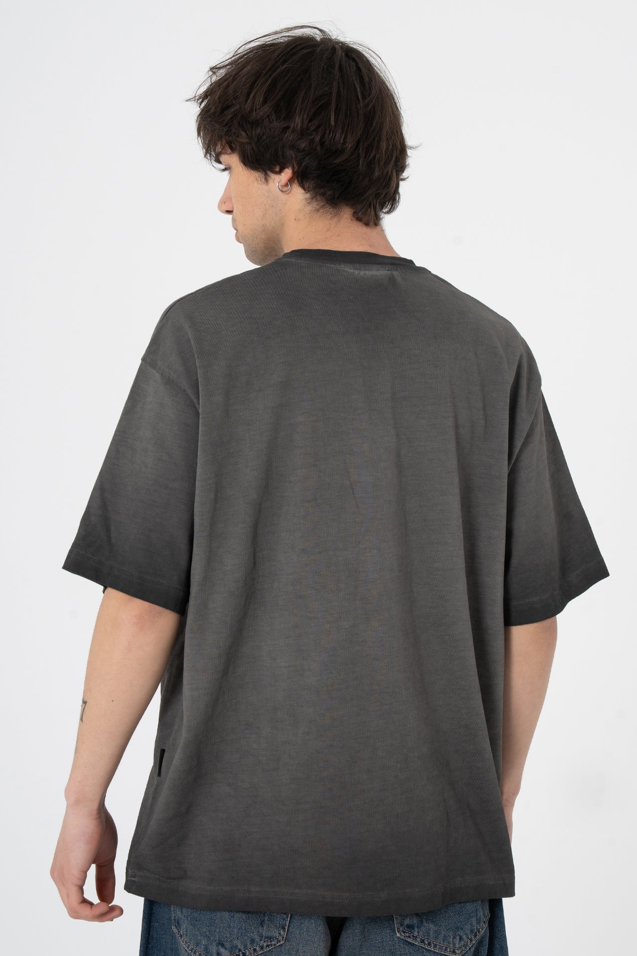 Wild & Free Kabartma Baskılı Premium Oversize Tişört