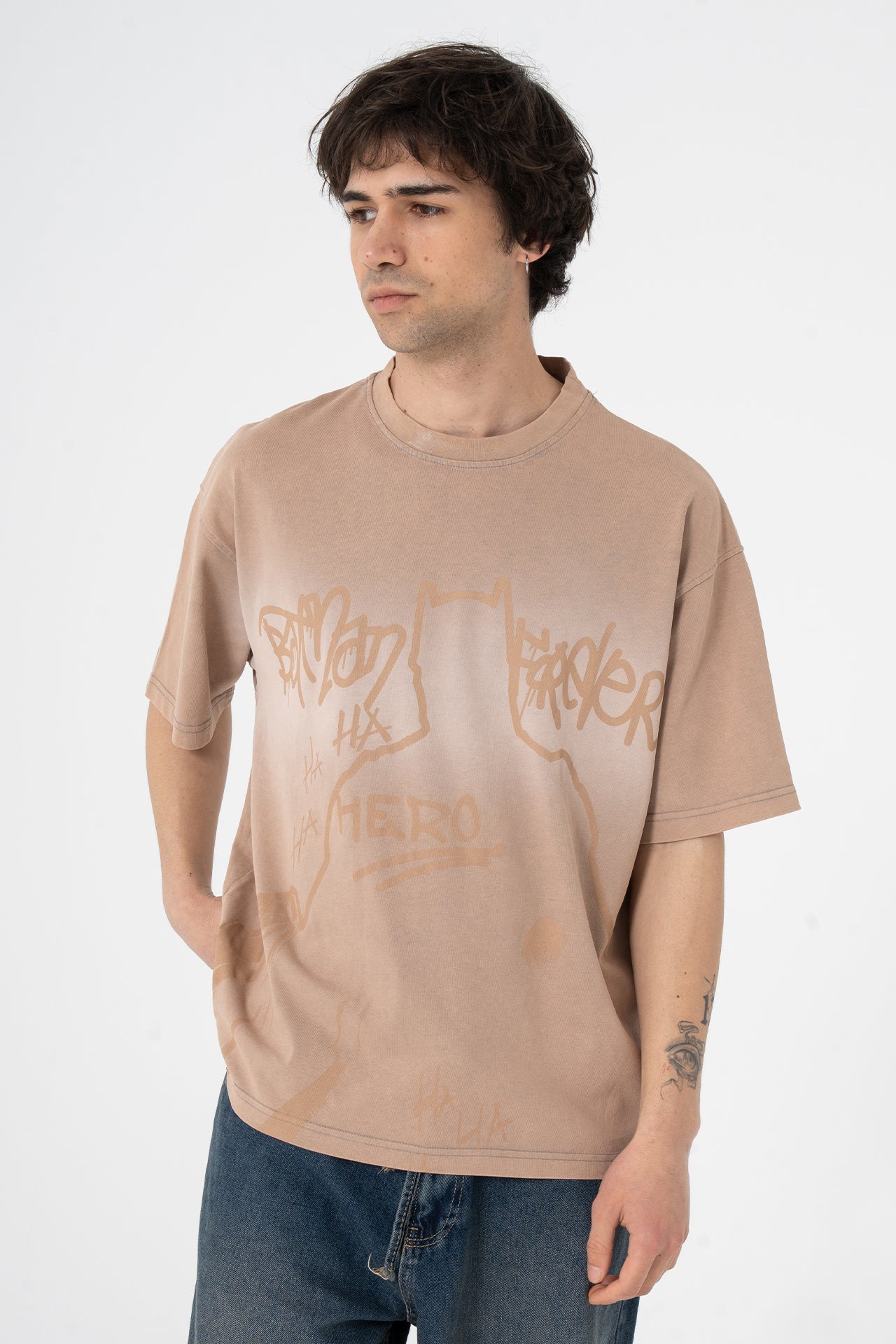 Oversize Batman Forever Premium Tişört