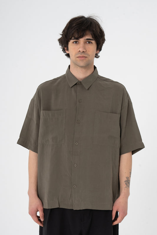 Premium Tensel Kumaş Oversize Gömlek
