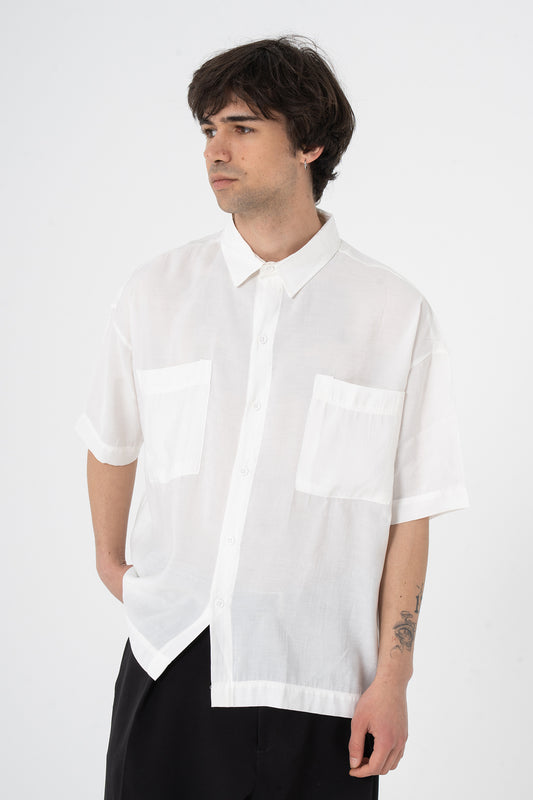 Premium Tensel Kumaş Oversize Gömlek