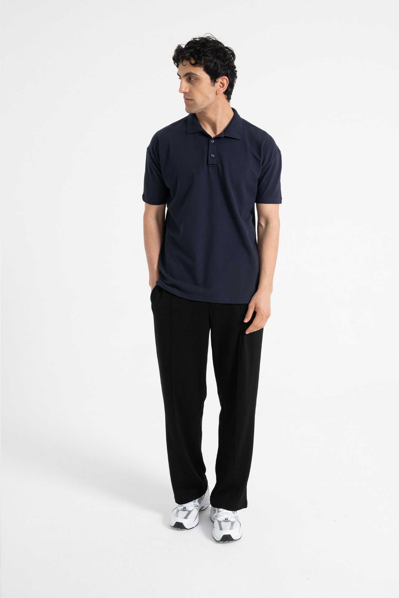 Basic Rahat Kalıp Polo Yaka Tişört