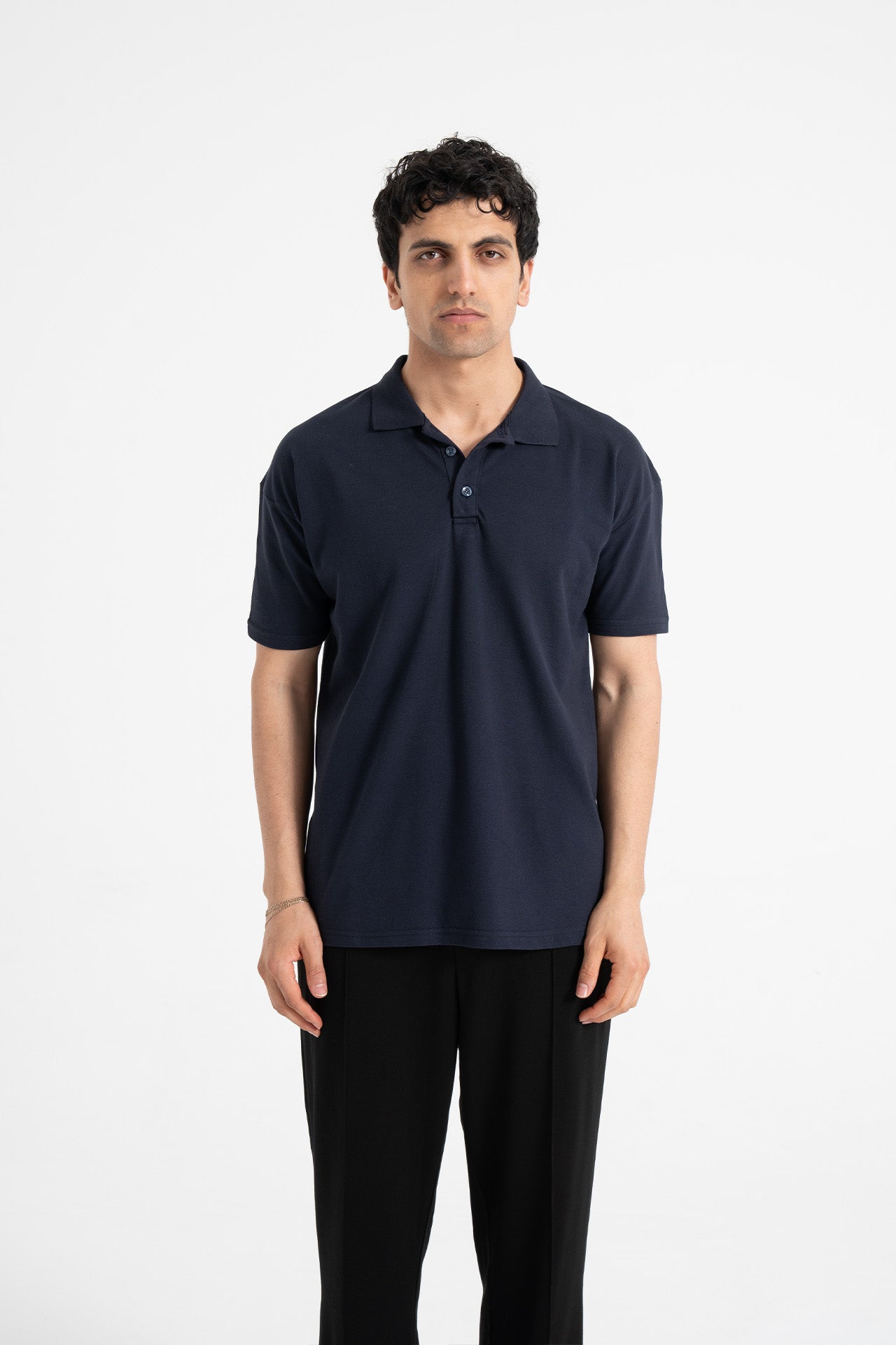 Basic Rahat Kalıp Polo Yaka Tişört