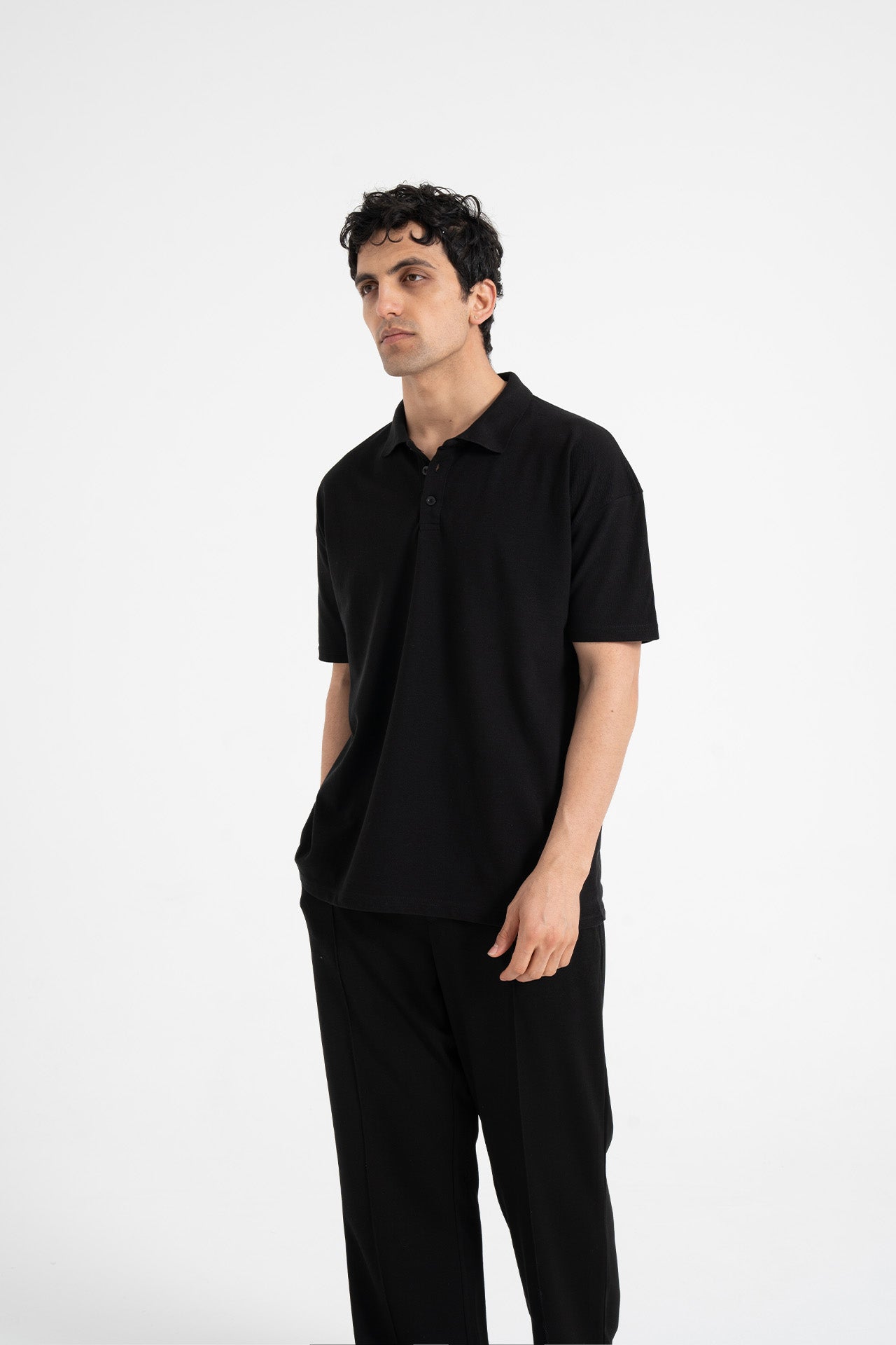 Basic Rahat Kalıp Polo Yaka Tişört