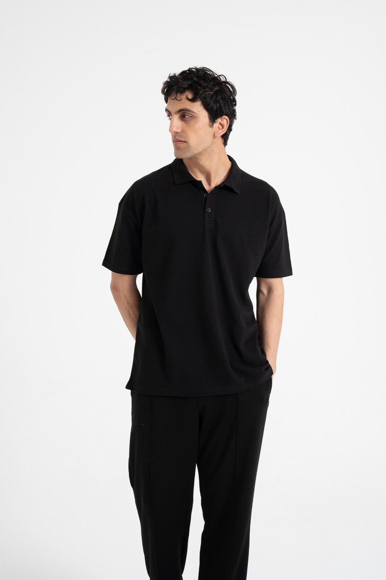 Basic Rahat Kalıp Polo Yaka Tişört