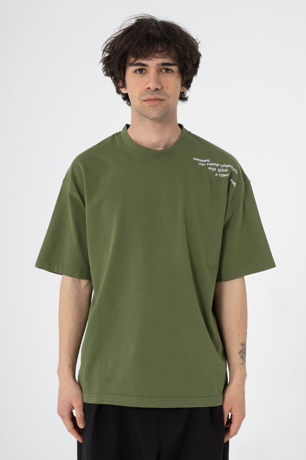 Nakış Detay Oversize Fit Tişört