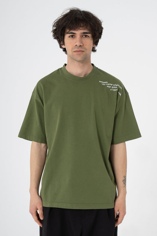 Nakış Detay Oversize Fit Tişört
