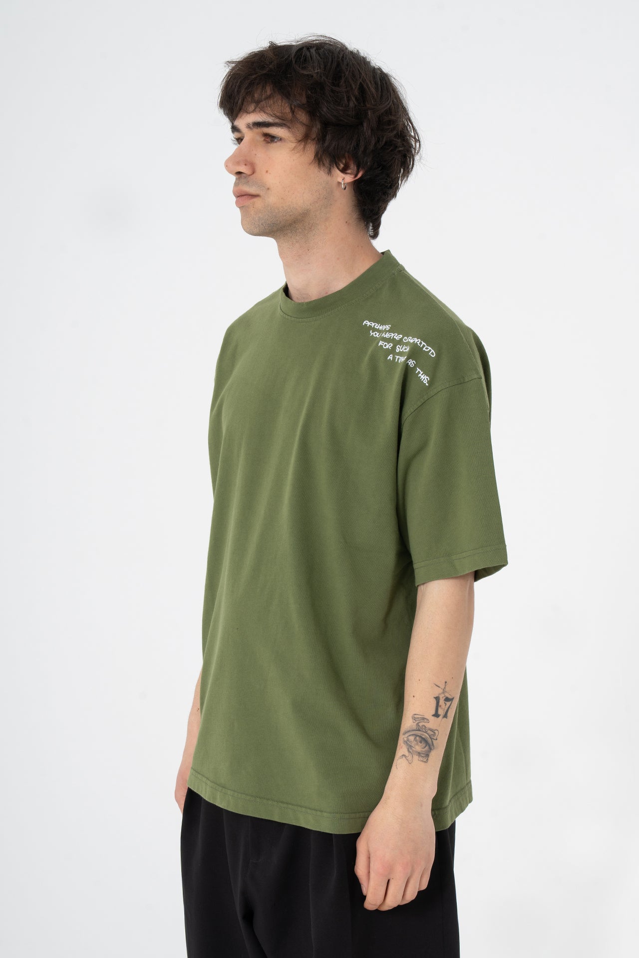 Nakış Detay Oversize Fit Tişört