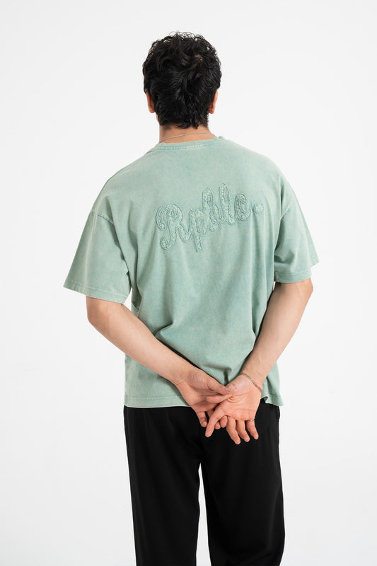 Rpblic Nakışlı Basic Oversize Tişört