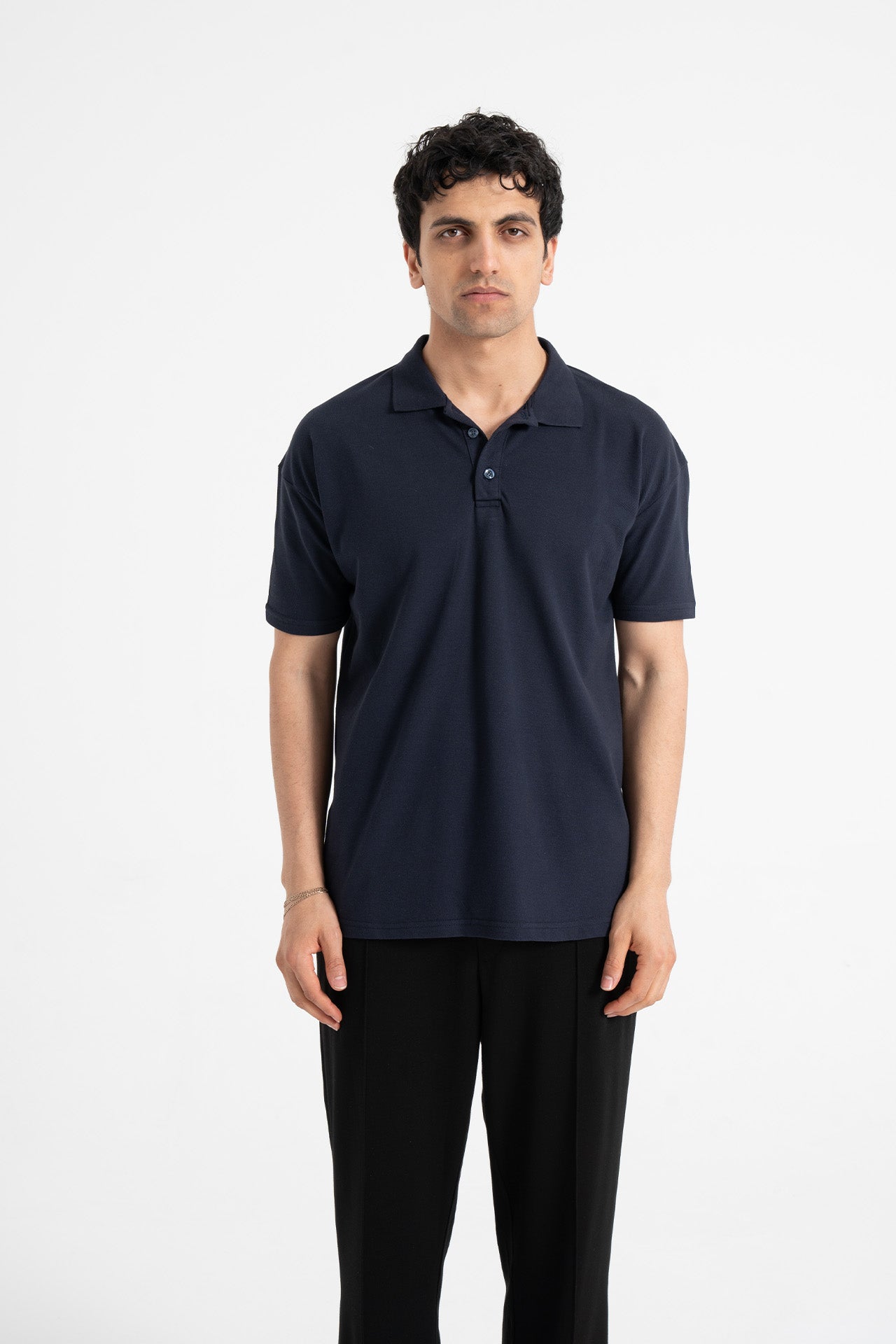 Basic Rahat Kalıp Polo Yaka Tişört