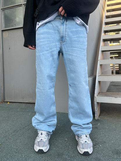 RW Premium Basic Buz Mavi Baggy Jean