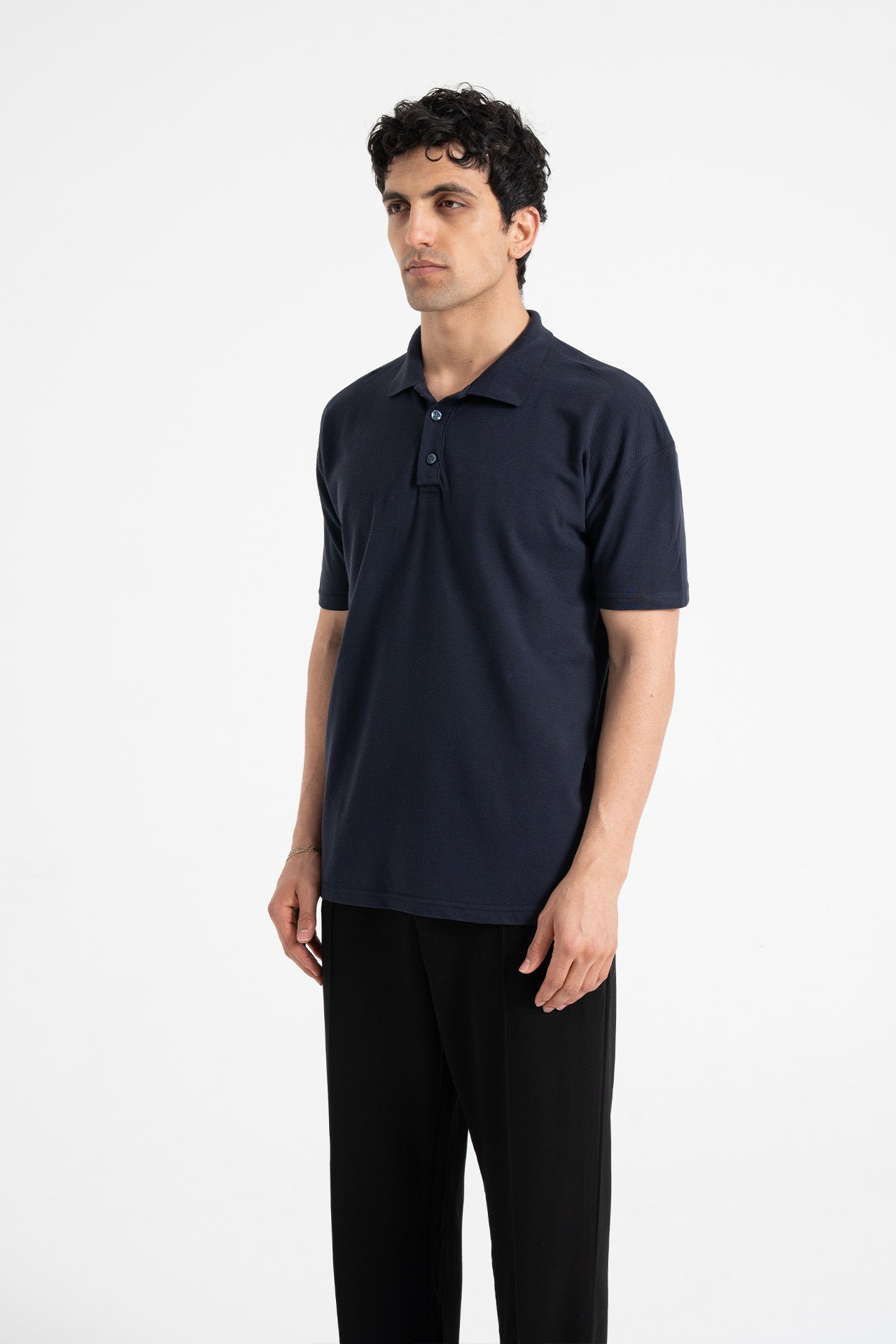 Basic Rahat Kalıp Polo Yaka Tişört