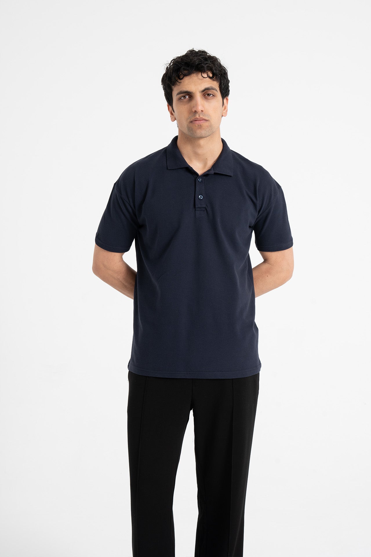 Basic Rahat Kalıp Polo Yaka Tişört