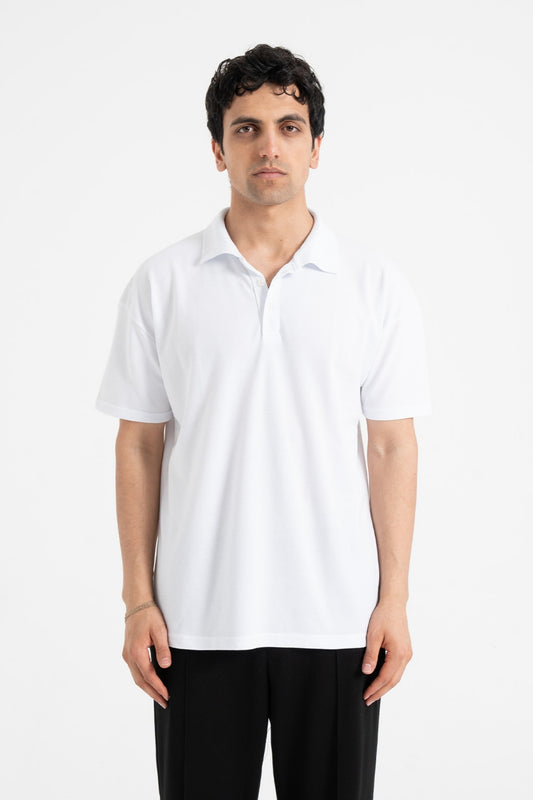 Basic Rahat Kalıp Polo Yaka Tişört