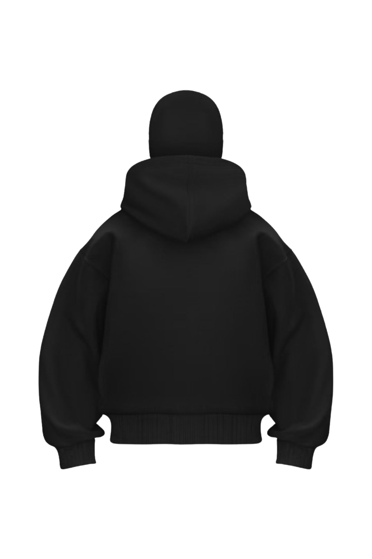 ATE Premium Oversize Maskeli Zip Hoodie