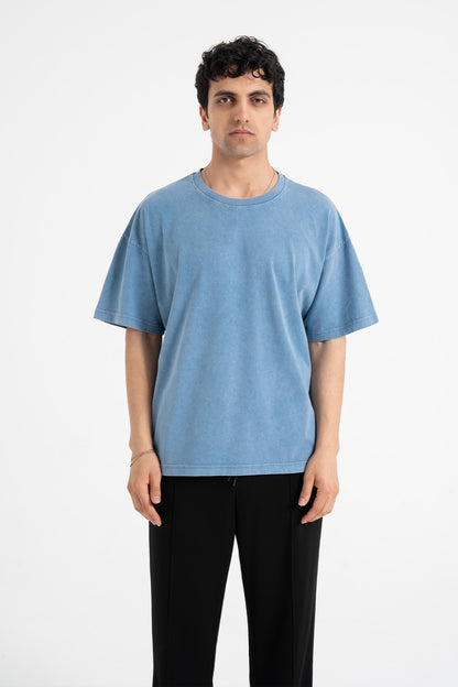 Rpblic Nakışlı Basic Oversize Tişört