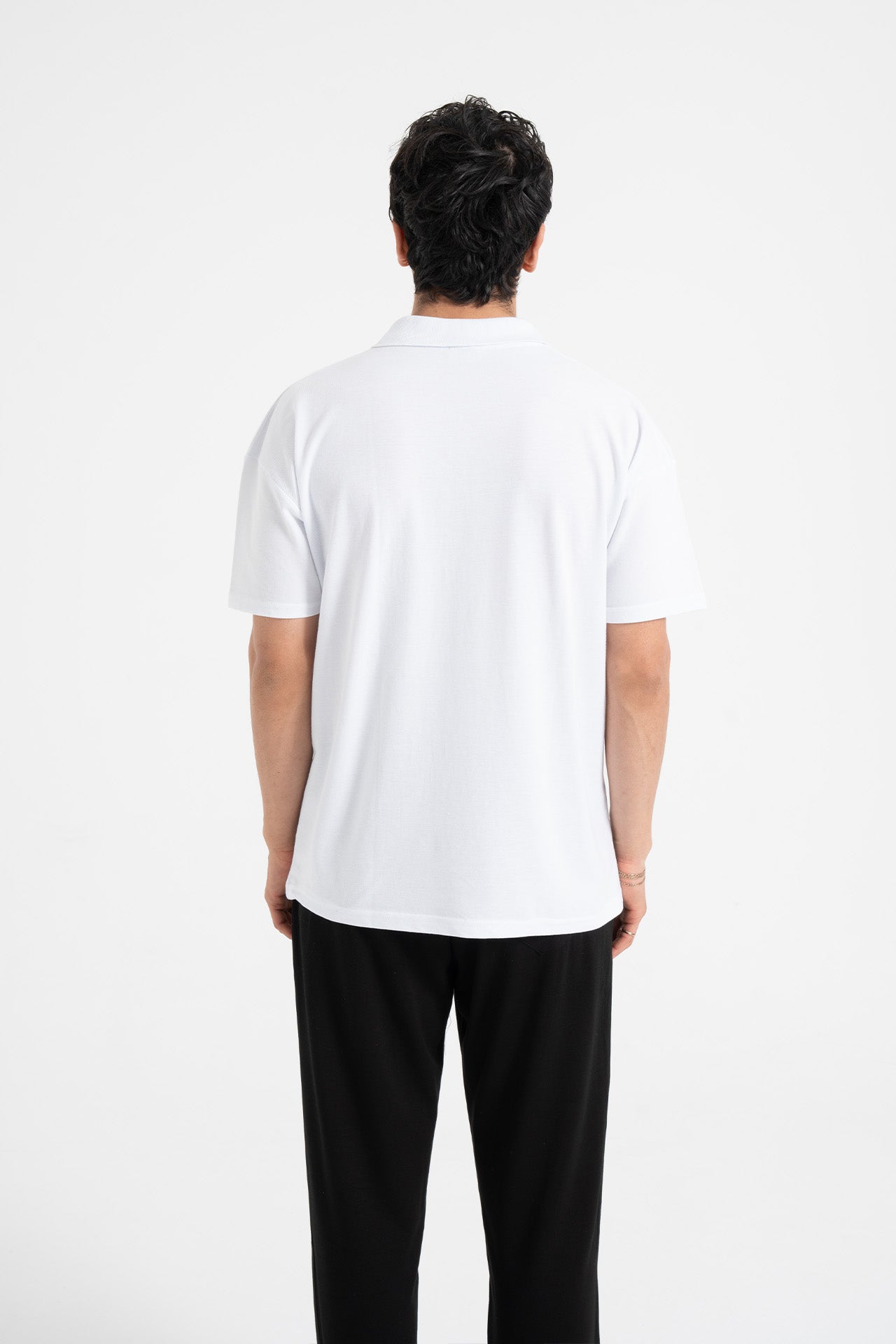 Basic Rahat Kalıp Polo Yaka Tişört