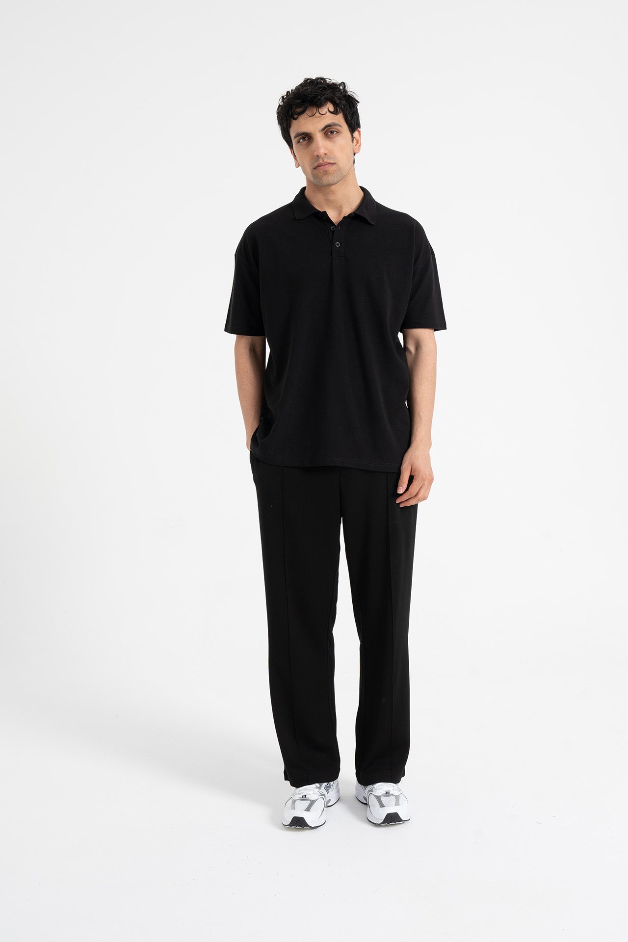 Basic Rahat Kalıp Polo Yaka Tişört