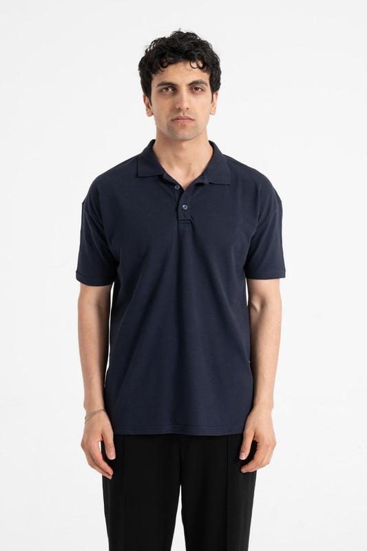 Basic Rahat Kalıp Polo Yaka Tişört