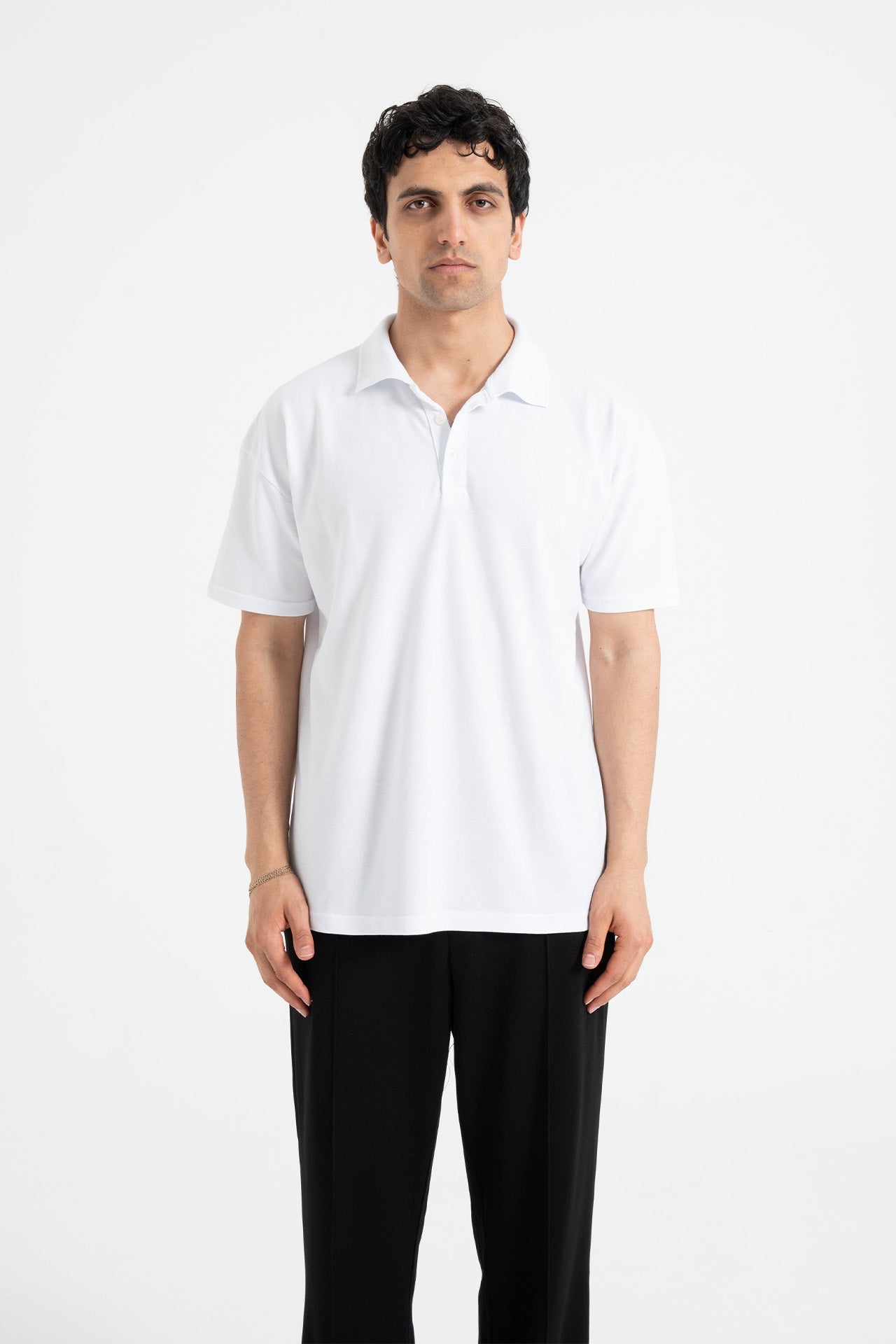 Basic Rahat Kalıp Polo Yaka Tişört