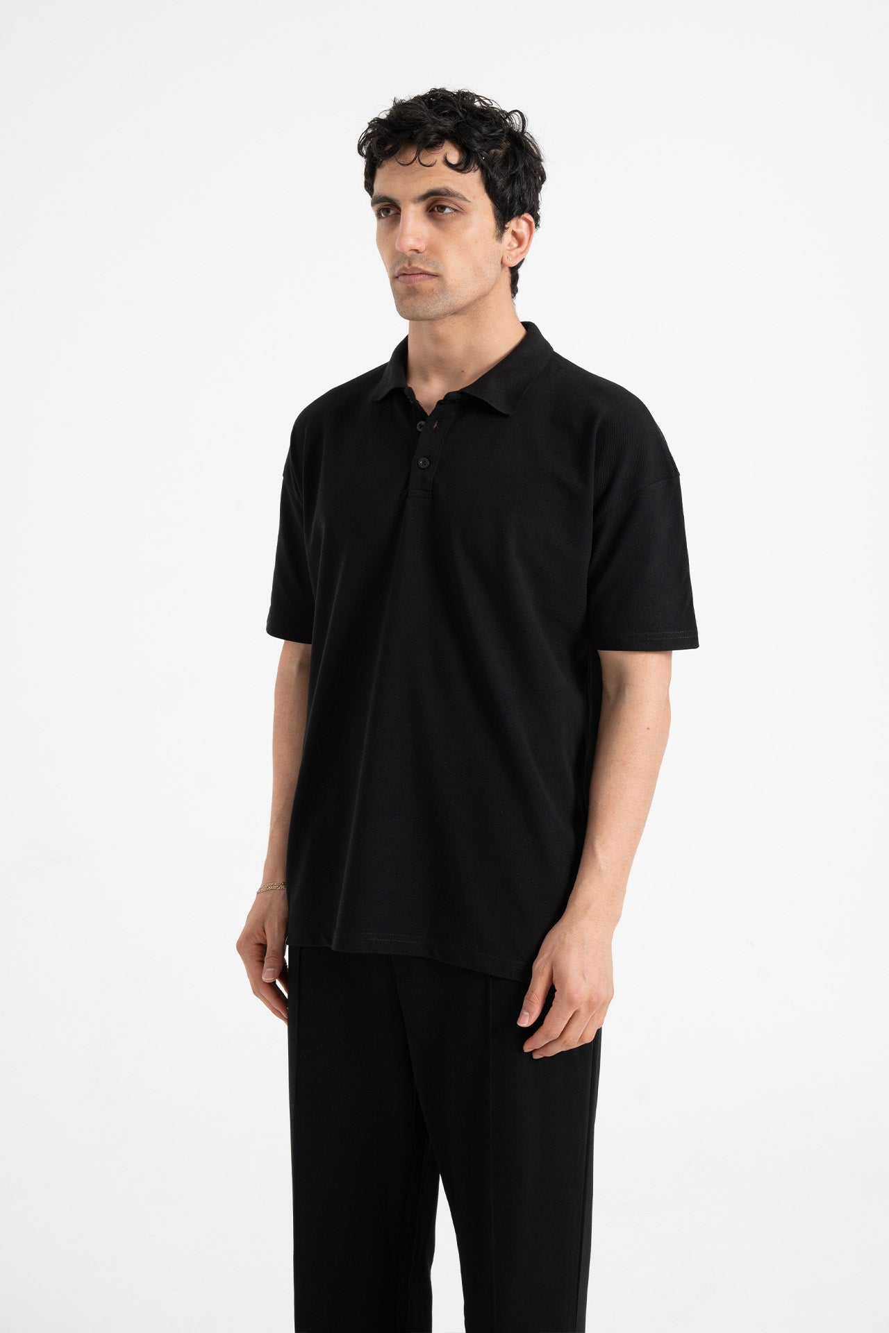 Basic Rahat Kalıp Polo Yaka Tişört