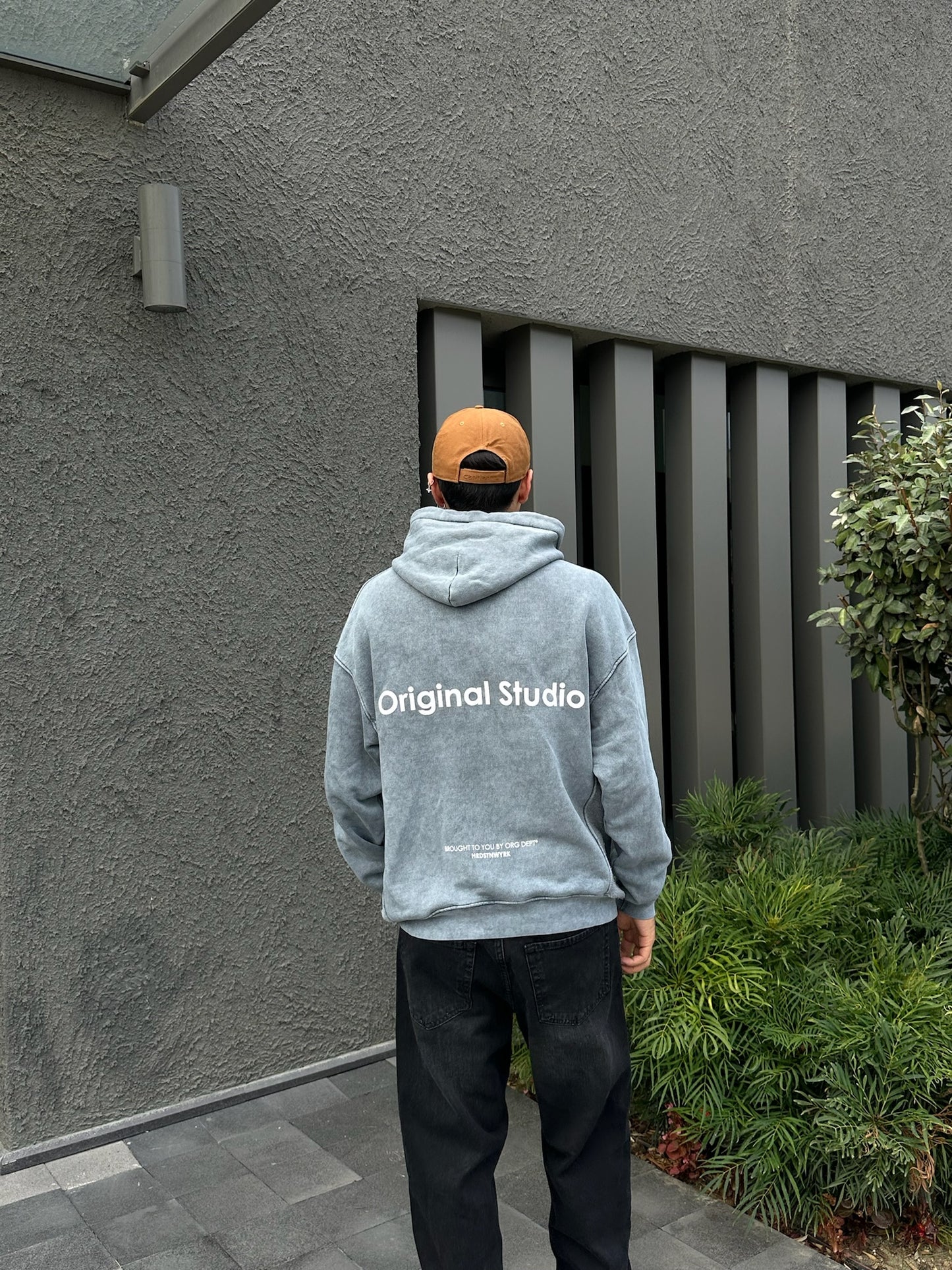 Premium Orginal Baskılı Parça Boya Detay Oversize Hoodie