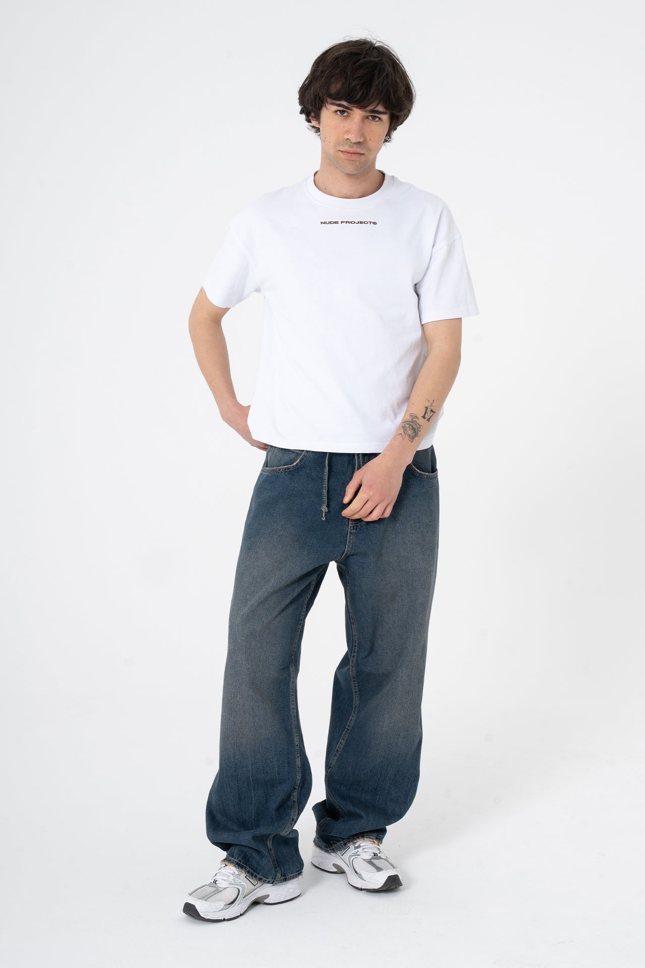 Bağcıklı Yıkama Detay Premium Baggy Pantolon