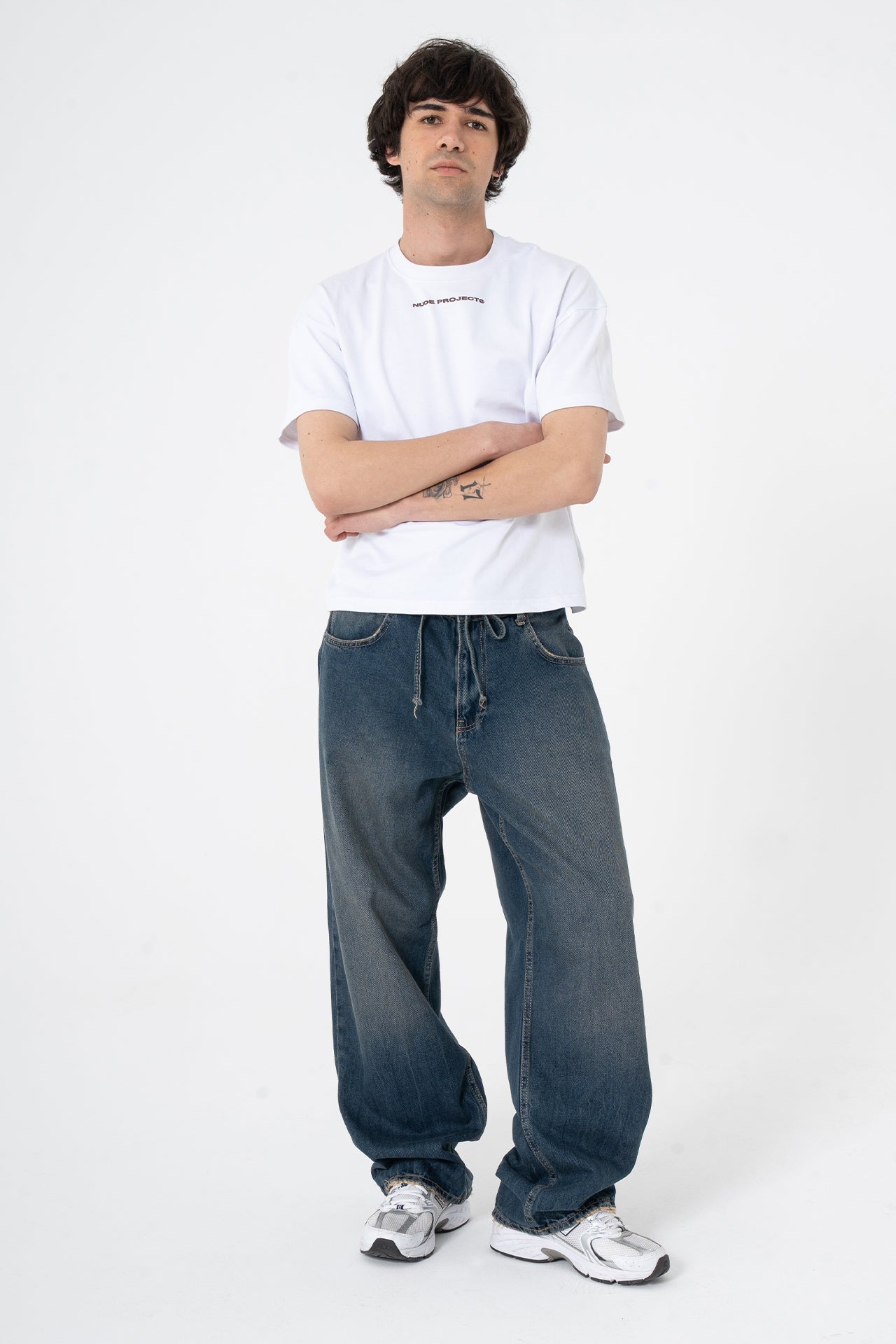 Bağcıklı Yıkama Detay Premium Baggy Pantolon