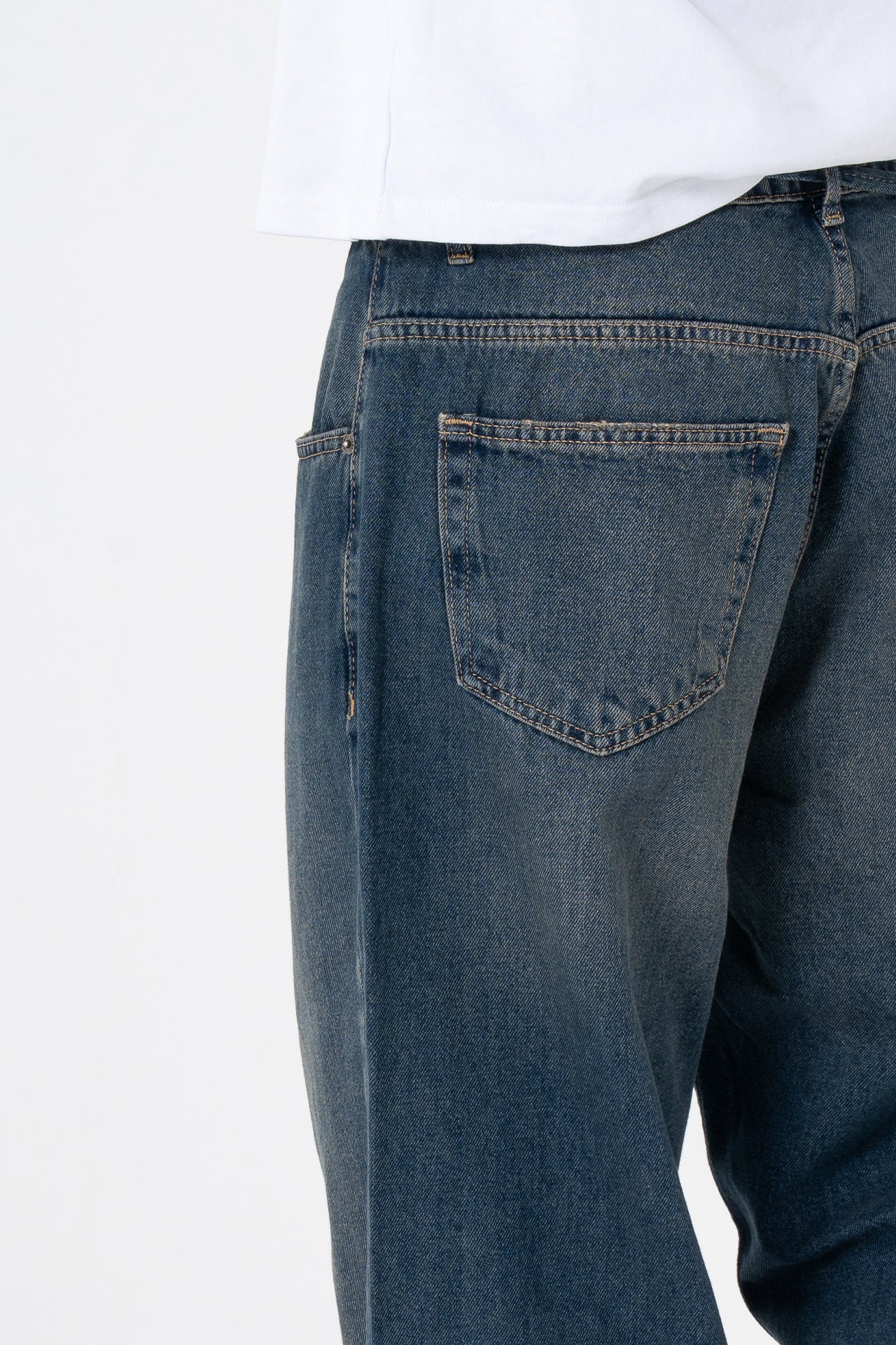 Bağcıklı Yıkama Detay Premium Baggy Pantolon