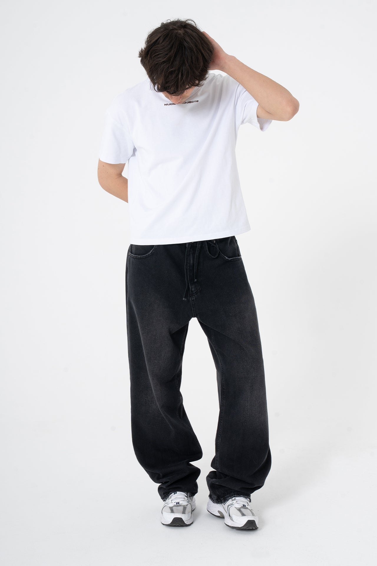 Bağcıklı Yıkama Detay Premium Baggy Pantolon