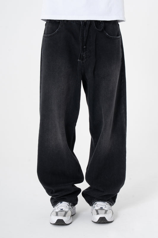 Bağcıklı Yıkama Detay Premium Baggy Pantolon