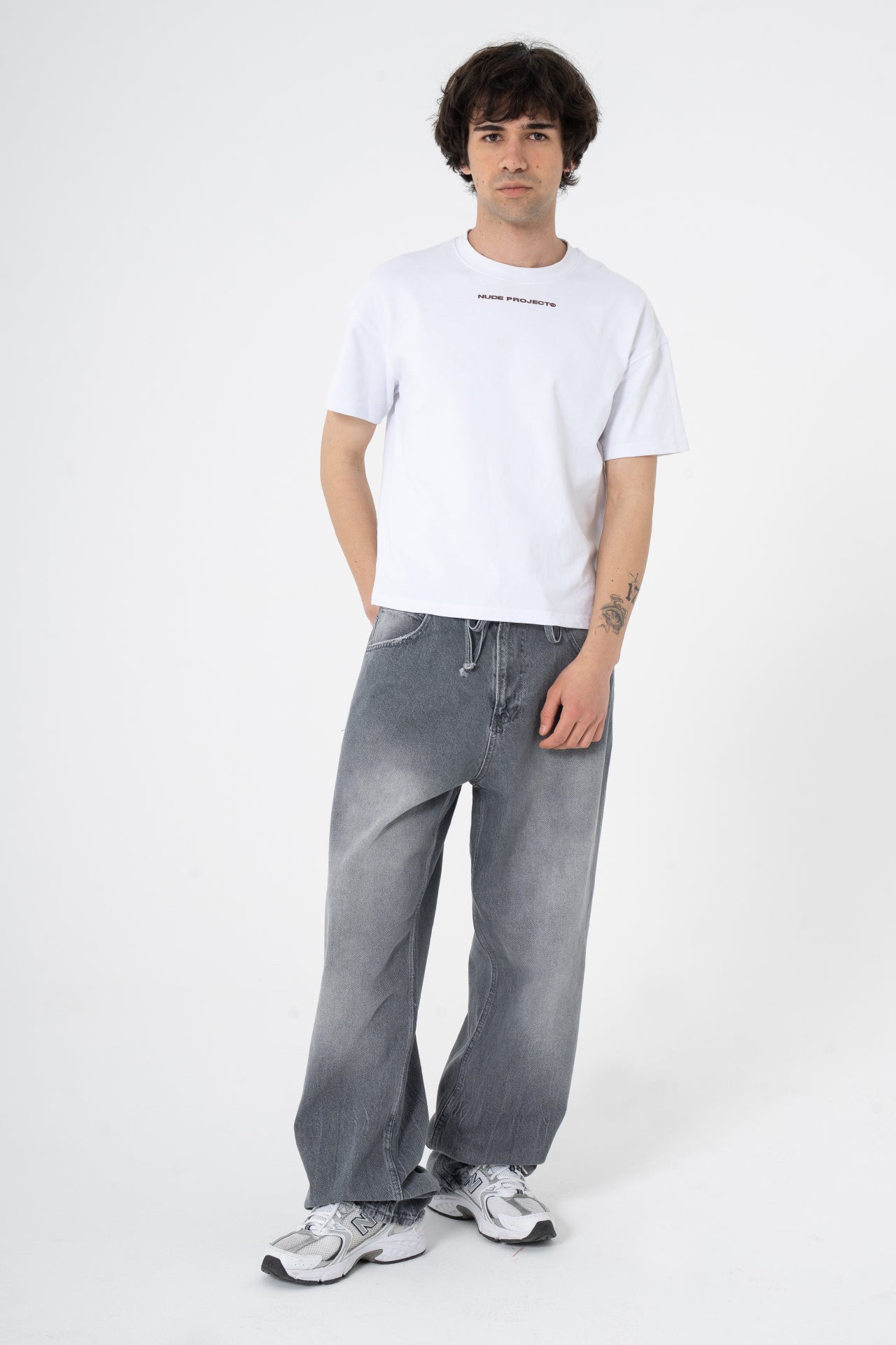Bağcıklı Yıkama Detay Premium Baggy Pantolon