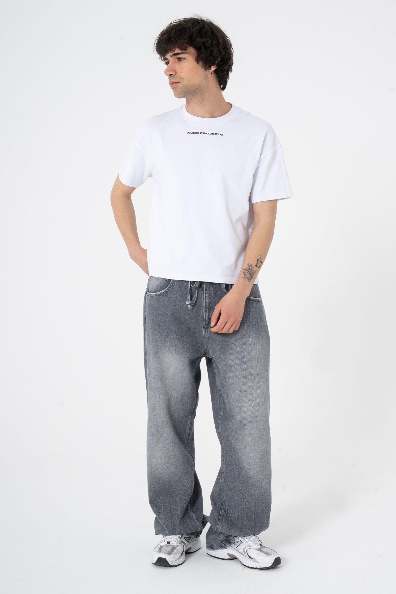 Bağcıklı Yıkama Detay Premium Baggy Pantolon