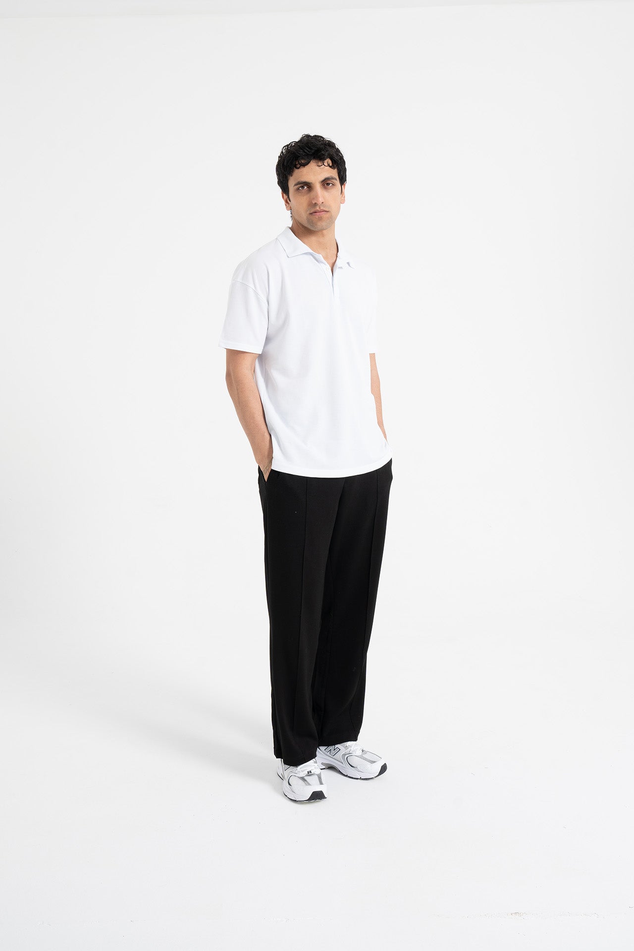 Basic Rahat Kalıp Polo Yaka Tişört