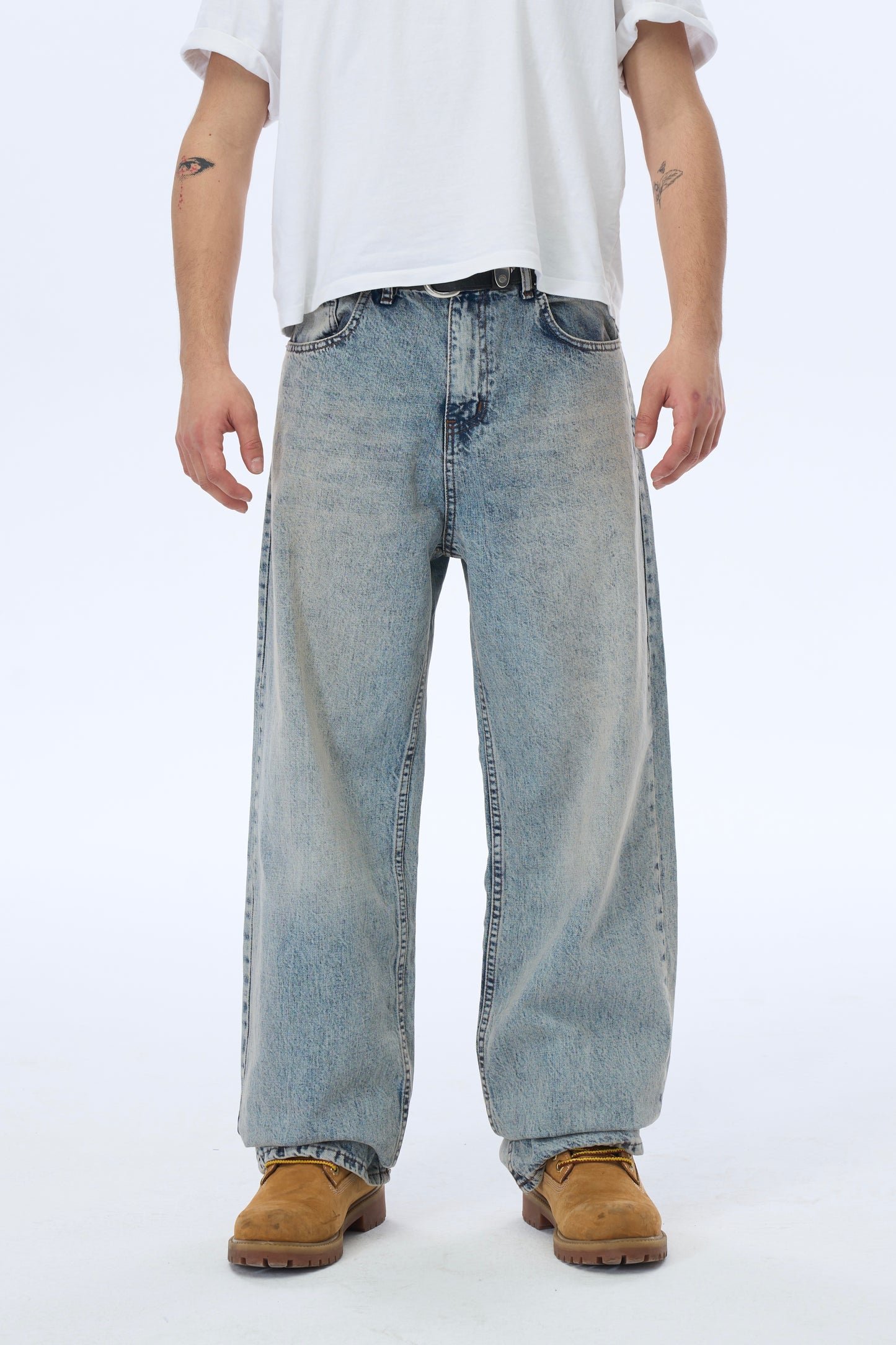 Ate Studios Buz Mavi Baggy Pantolon