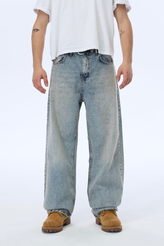 Ate Studios Buz Mavi Baggy Pantolon