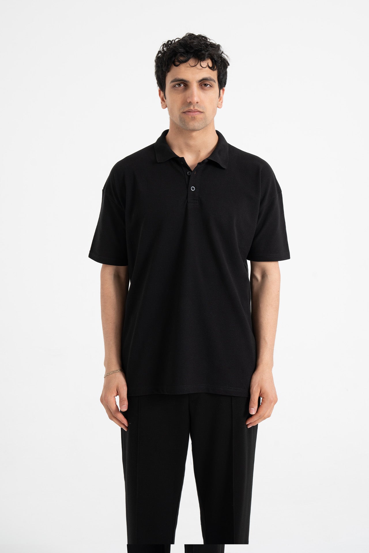 Basic Rahat Kalıp Polo Yaka Tişört