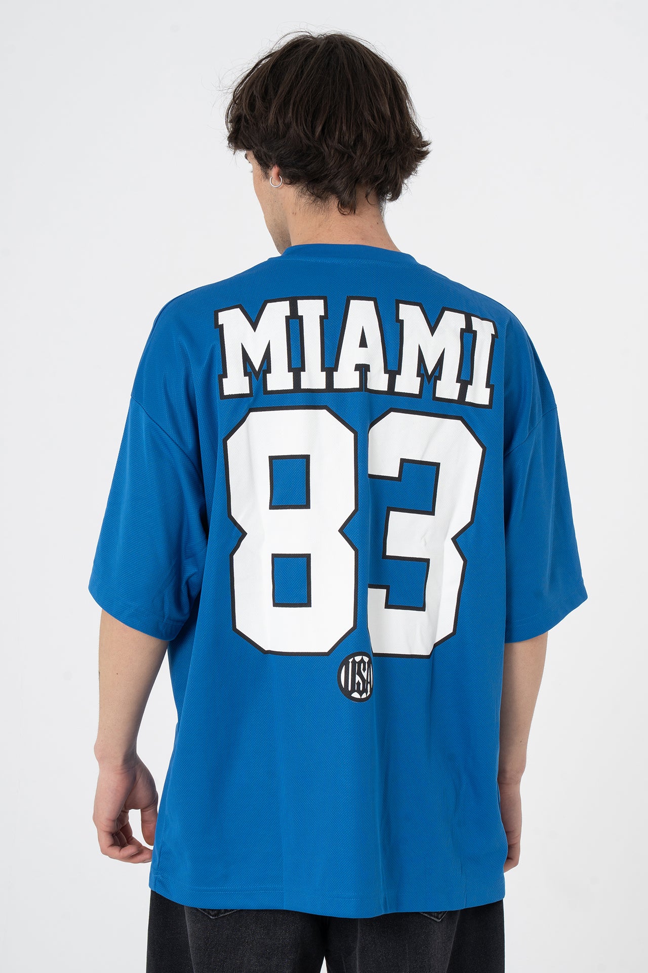 Miami Baskılı Oversize Forma Tişört
