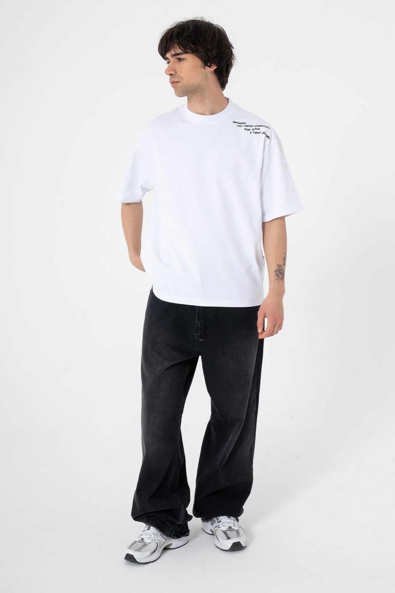Nakış Detay Oversize Fit Tişört